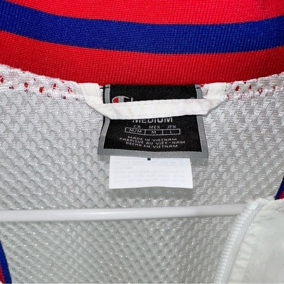 Champion 1999 Rochester N.Y. White Windbreaker Zip Jacket Size M - Picture 10 of 10